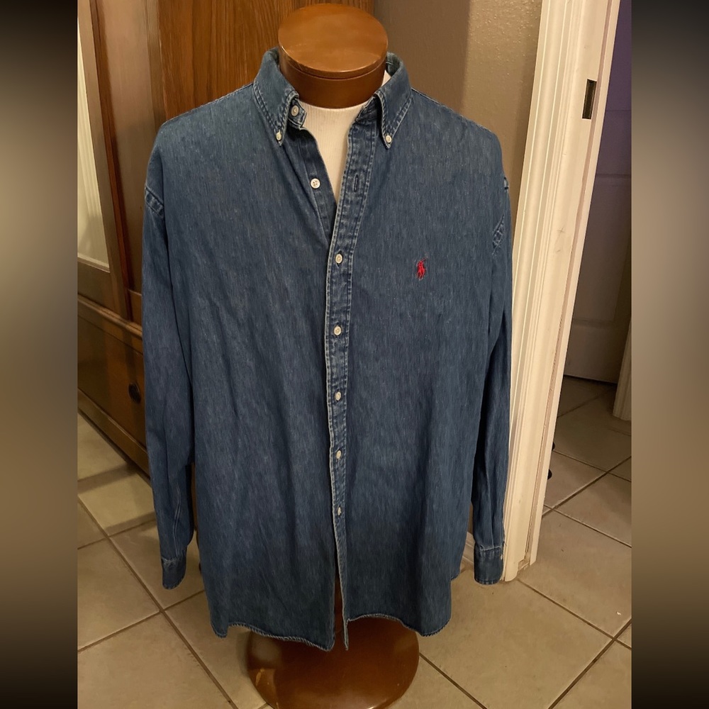 Mens Polo by Ralph Lauren denim shirt